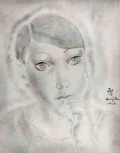  Head of a Young Girl lost in thought - Kiki de Montparnasse