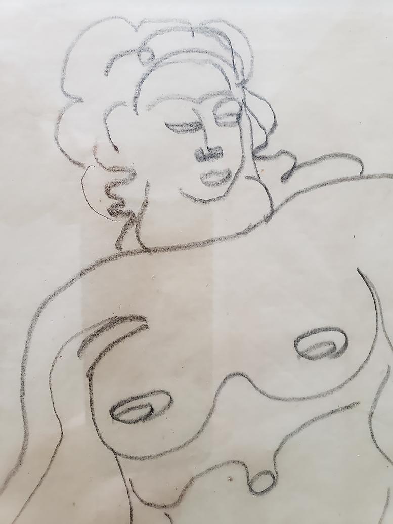 Femme  Nu sexuel - Beige Nude par Gaston Lachaise