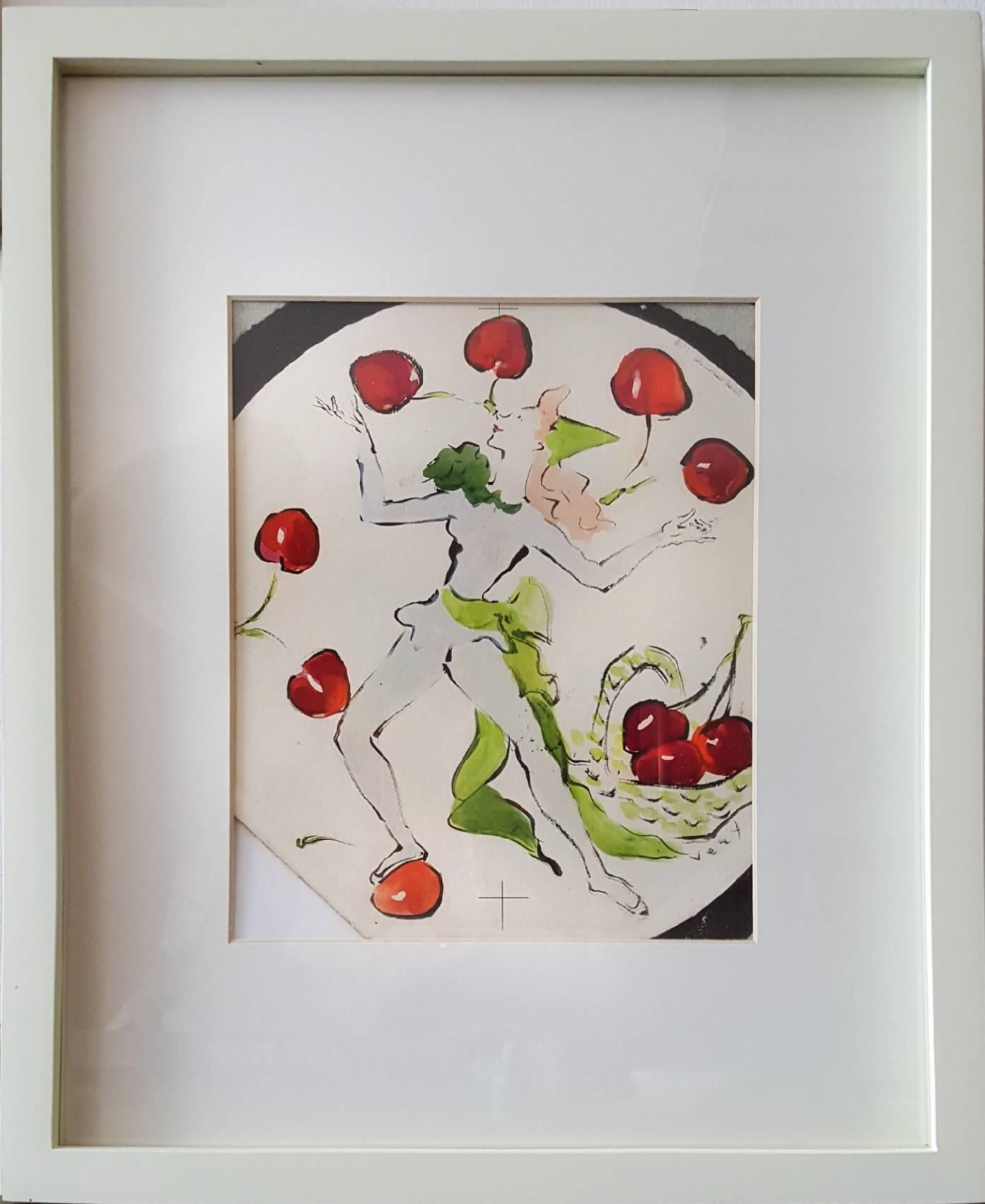 Cherry Dancer - Art by Marcel Vertès