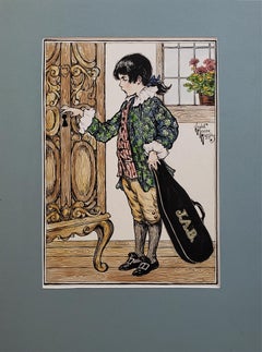 "Oh if brother would only let me have the key."