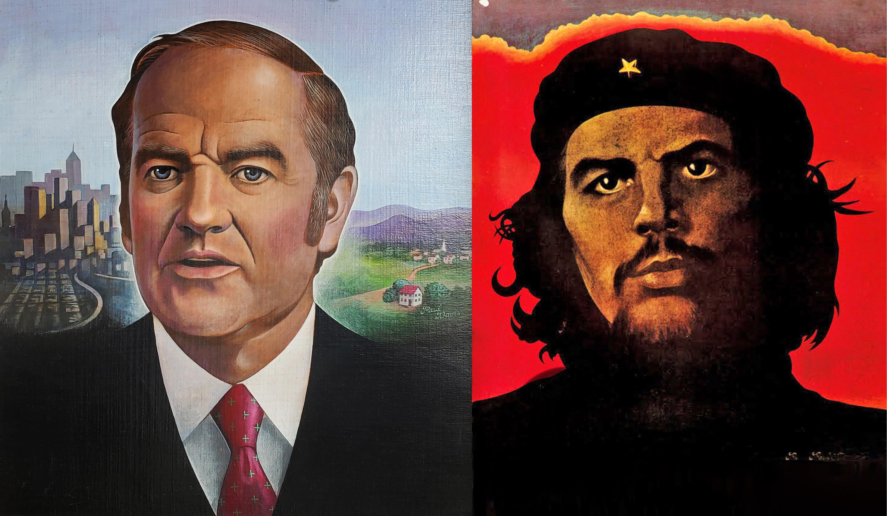 George McGovern Präsidentschaftskampagne ( Alt )  - Che Guevara-Plakat Künstler – Painting von Paul Davis