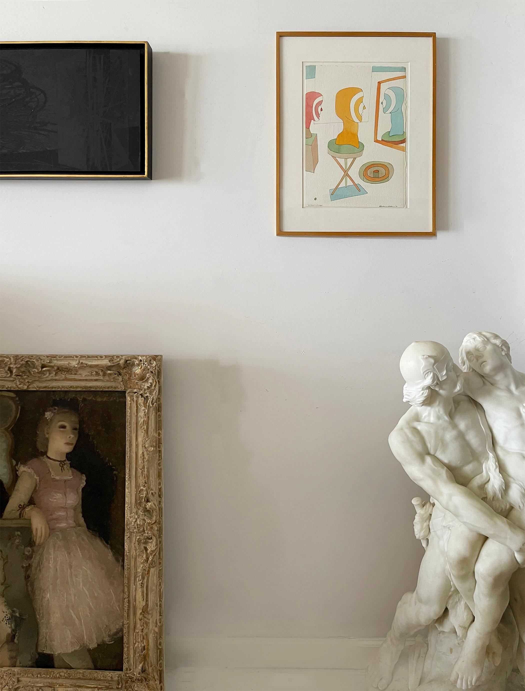 Têtes dans le profil - Femmes illustratrices en vente 3