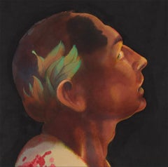 "Julius Caesar"  original art for Penguin book cover