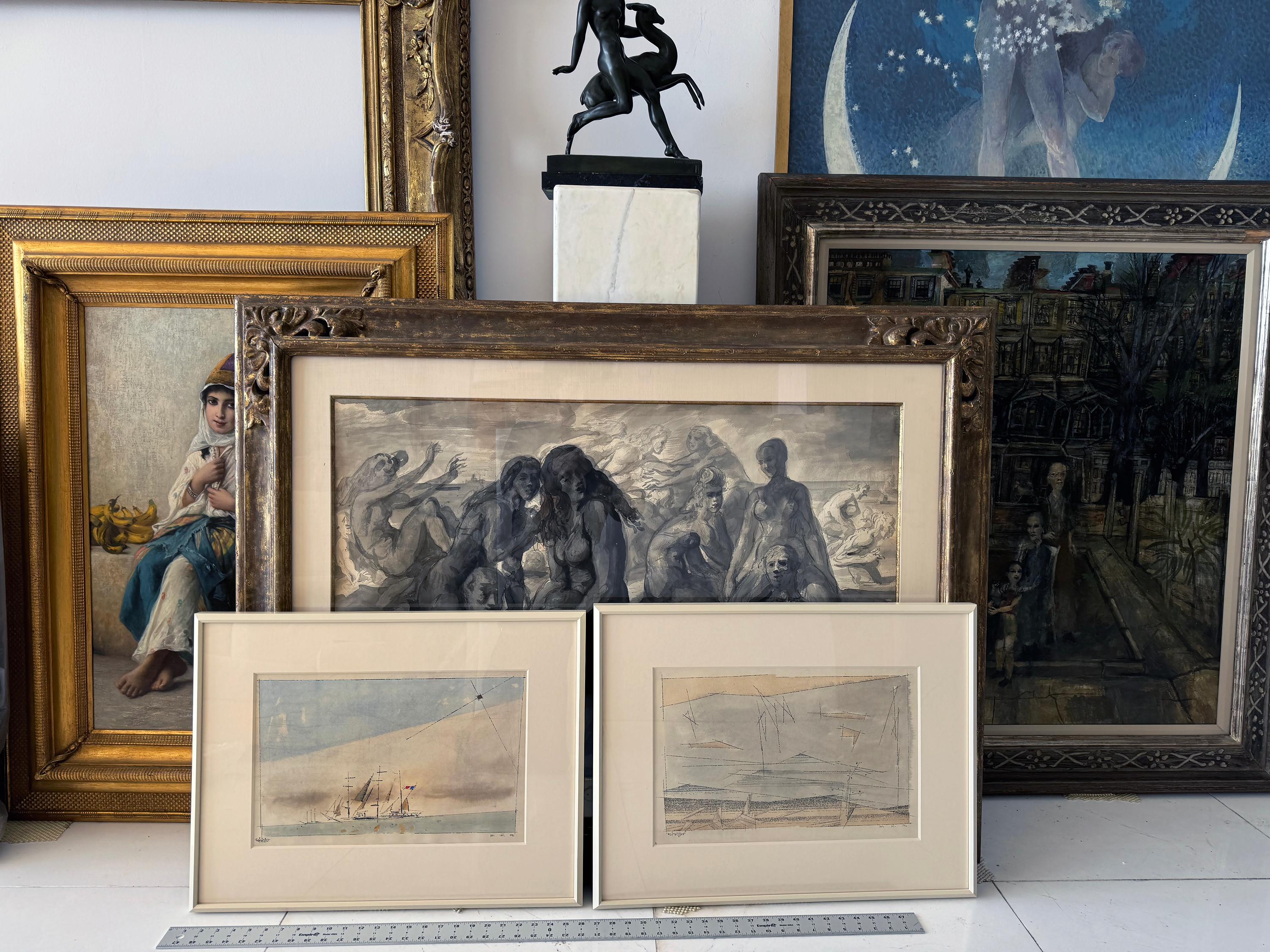 Bauhaus   Ikonisches Werk des Meisters des Kubismus und des Expressionismus
Dalzell Hatfield Gallery, Los Angeles
Bonhams, 
Ausgestellt:  Moller Fine Art, 