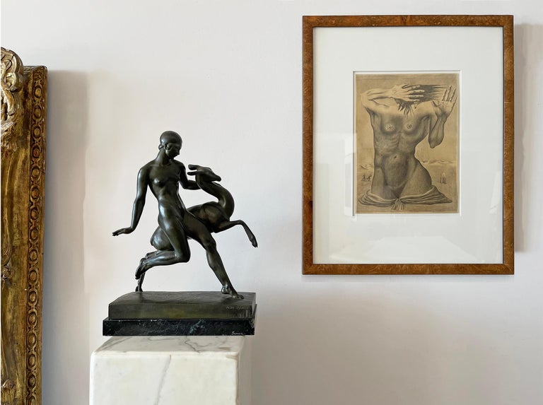 Surrealist Nude Female Figure like Salvador Dali For Sale 2