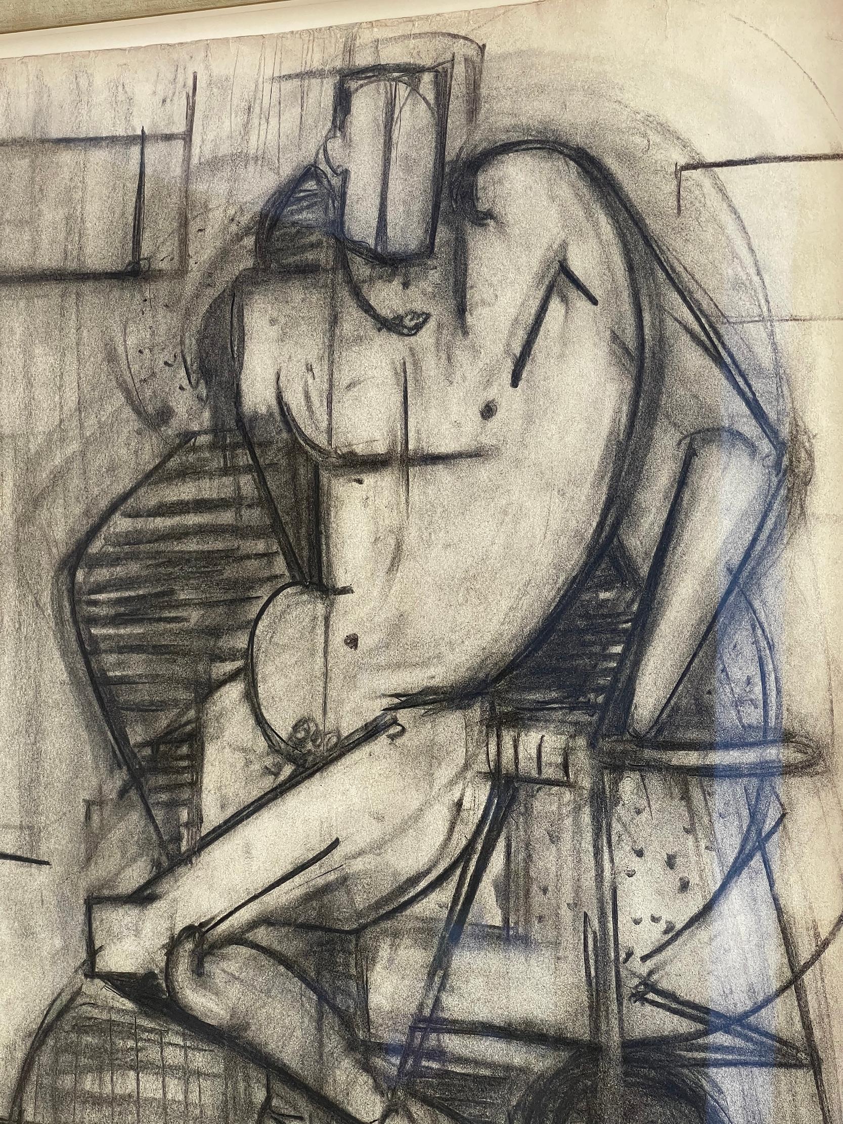 Cubist Male Nude For Sale 5