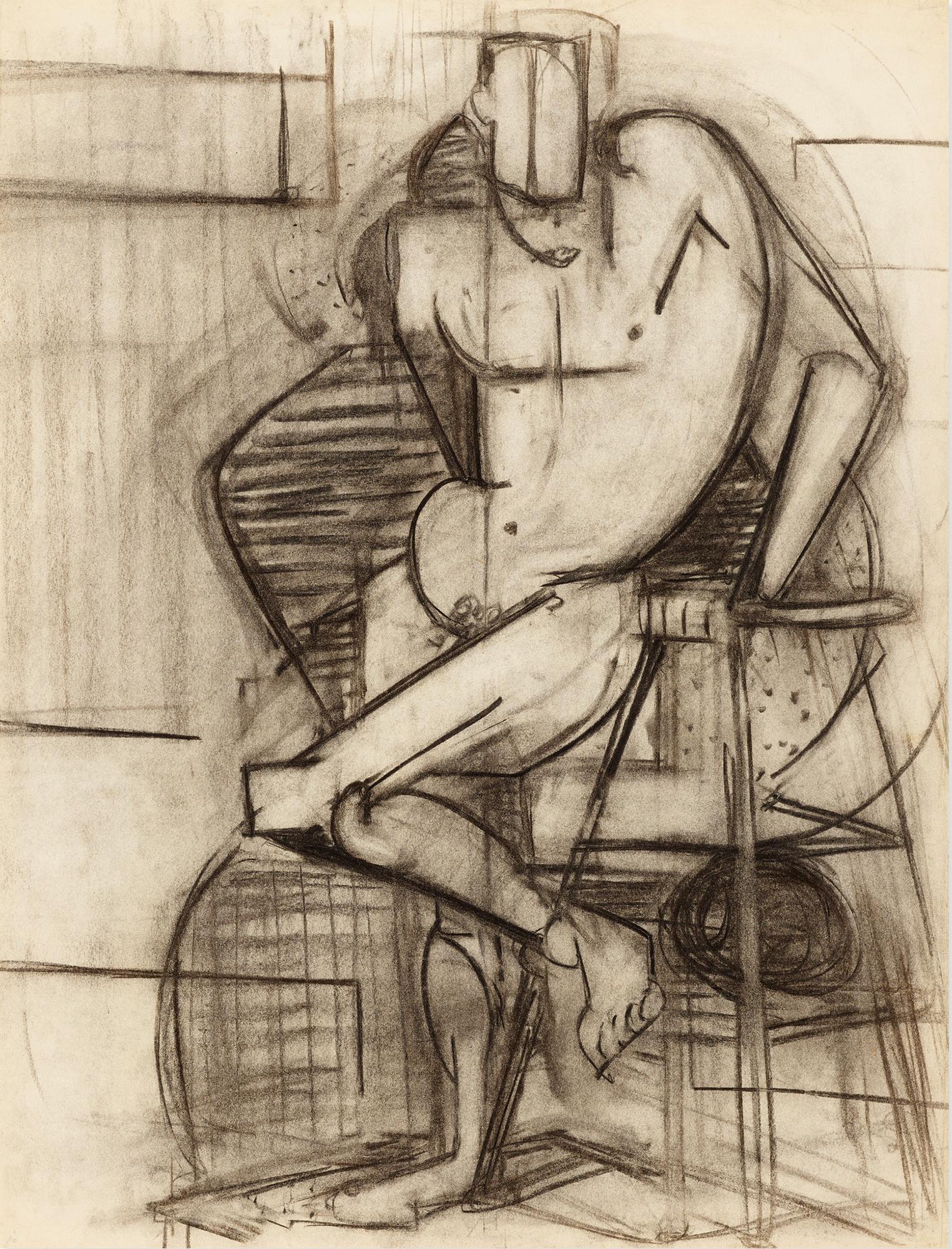 Cubist Male Nude For Sale 10