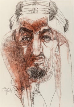 Arabie Saoudite Roi Fayçal  Couverture du magazine Time - Man of The Year Study
