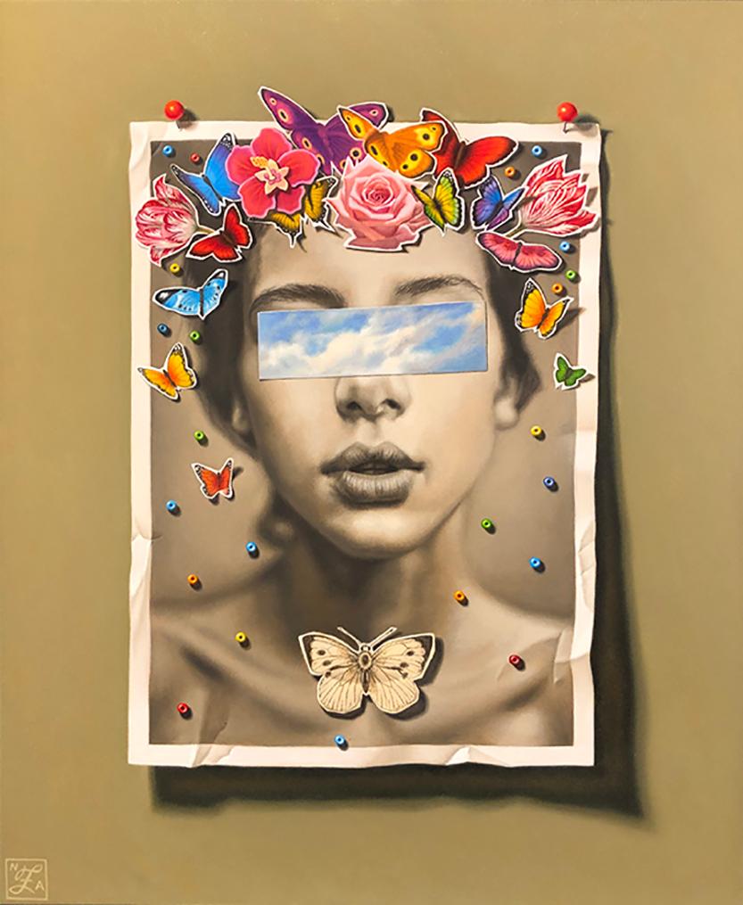 Mariposa aus Mariposa – Painting von Natalie Featherston