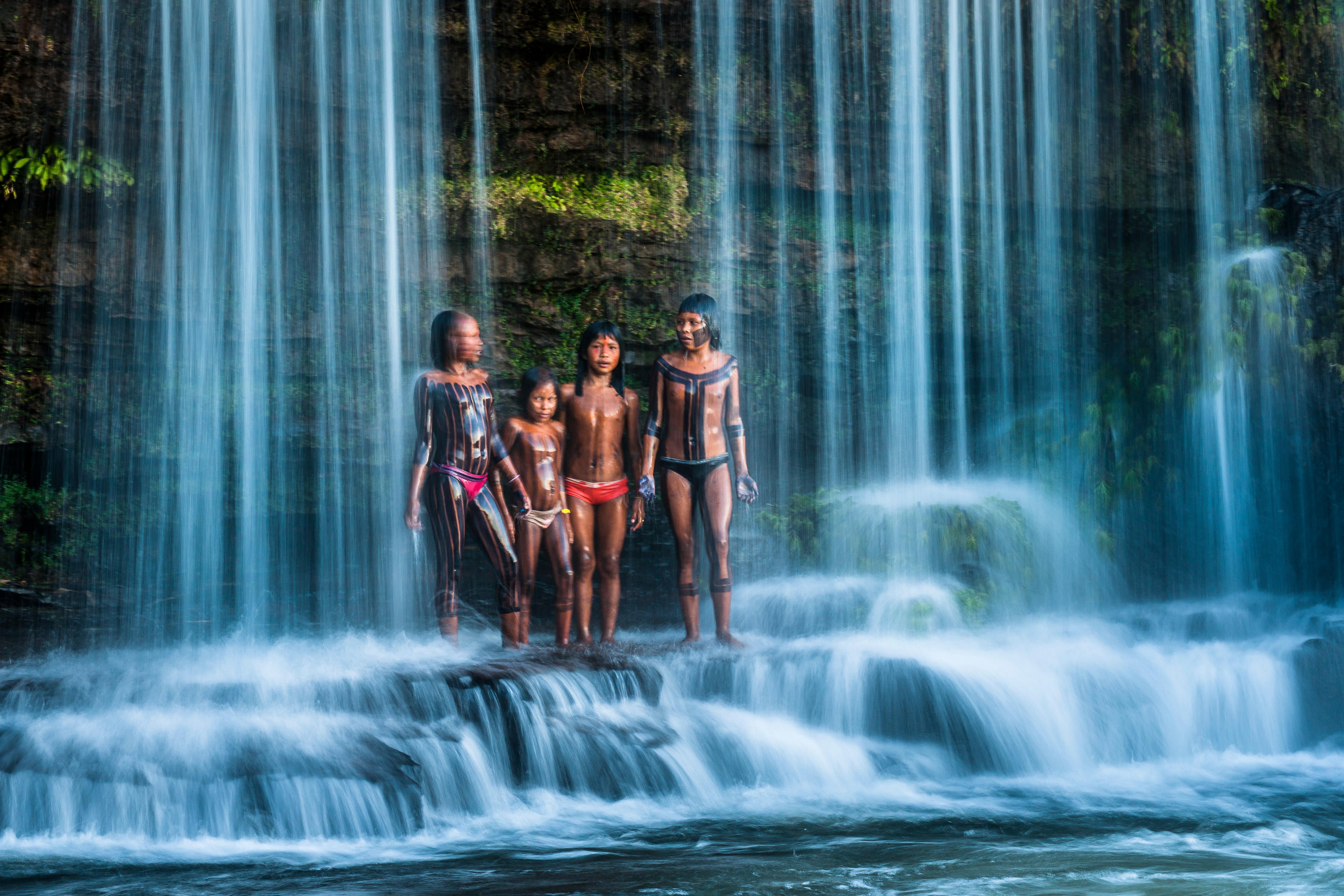 Cristina Mittermeier Color Photograph - Waterfall Bath