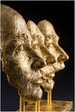 As seen in ~DARK MATTER~ Losing Myself In You (Gold Leaf) - Bronze Sculpture