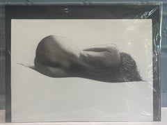 "Reclining Figure #6" Assael, Graphite Drawing of Nude Woman, Signed, Unframed