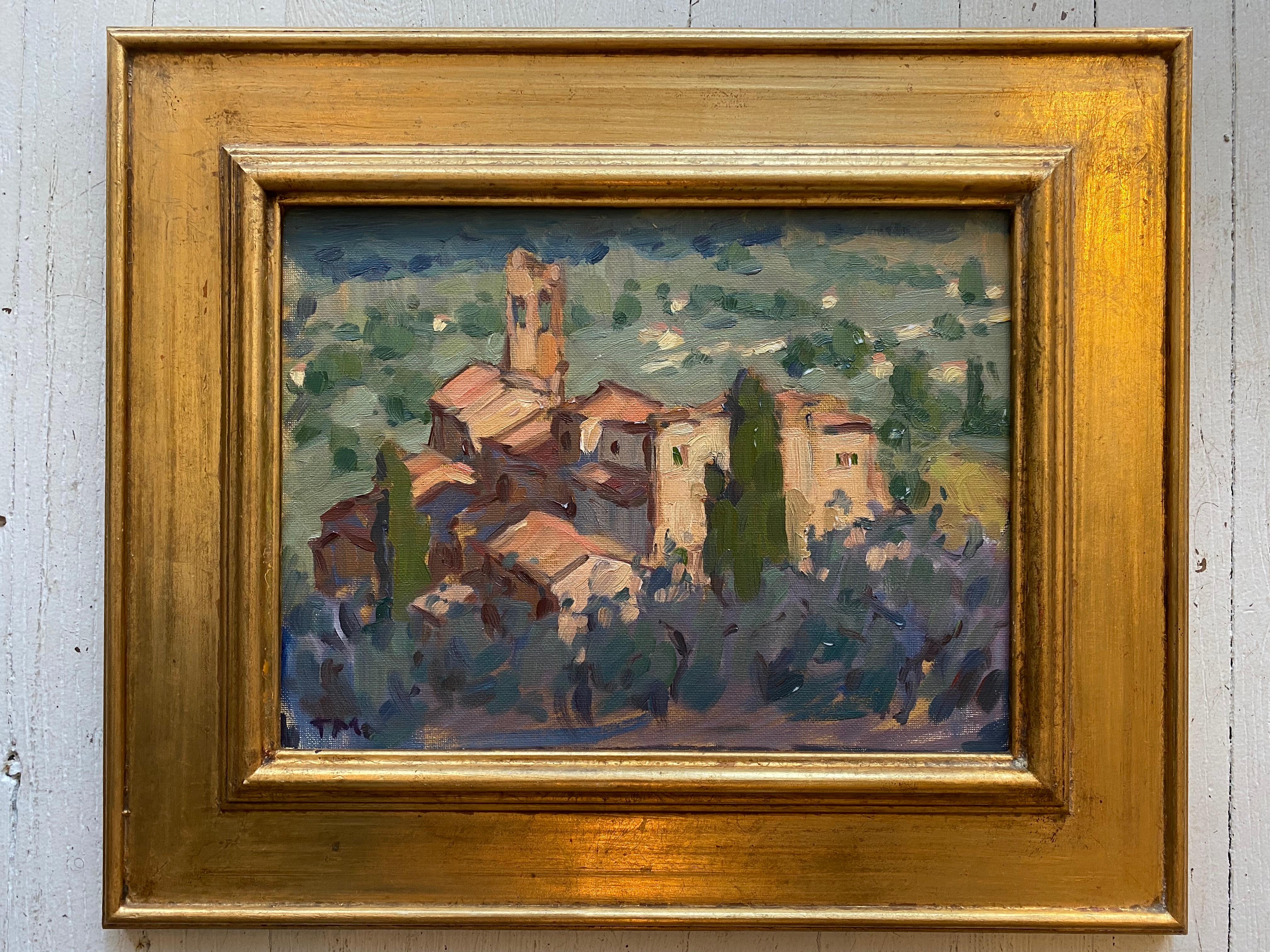 Tiny Tuscany - Painting by Tim McGuire