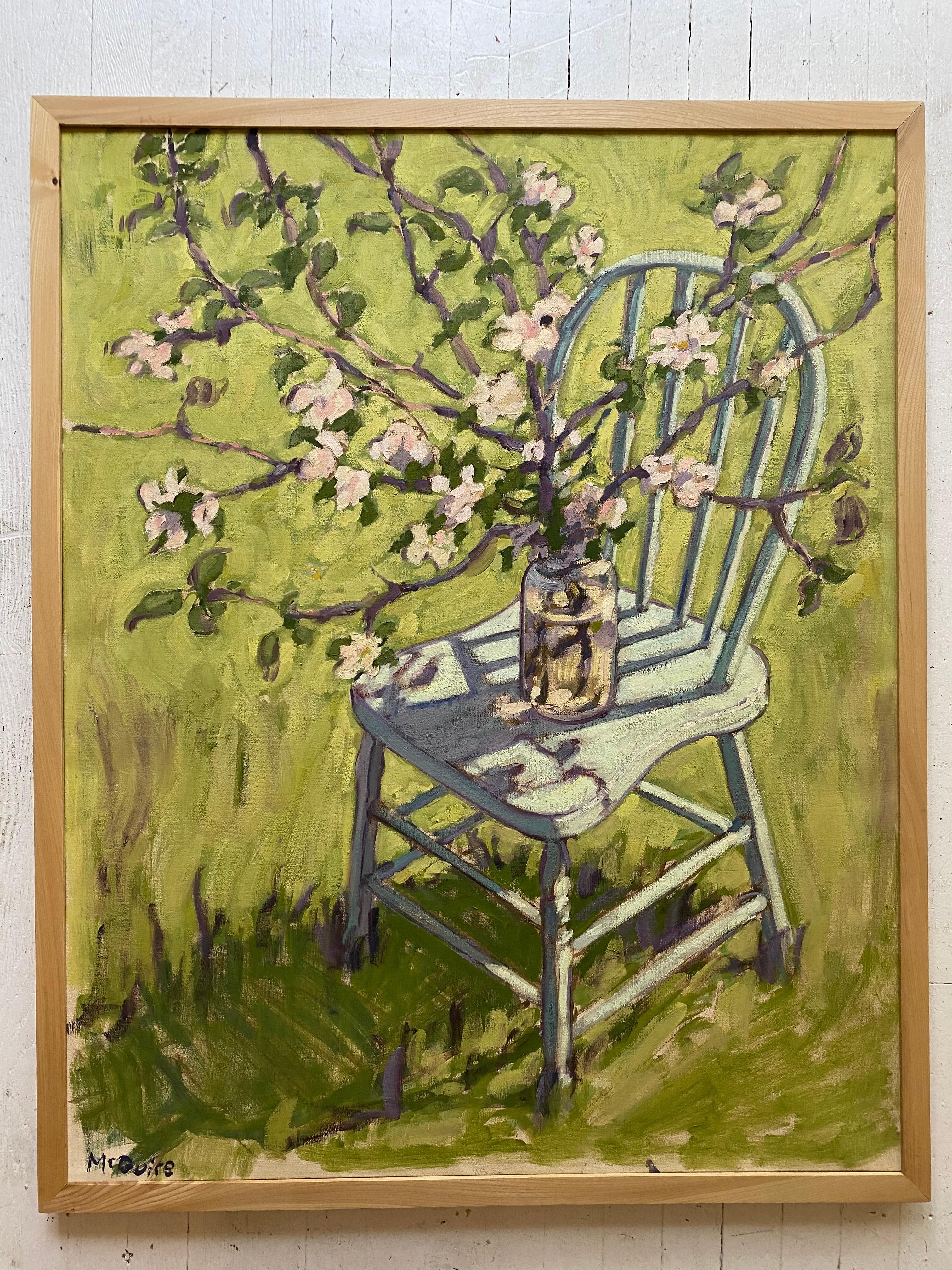 Apple Blossoms - Painting by Tim McGuire