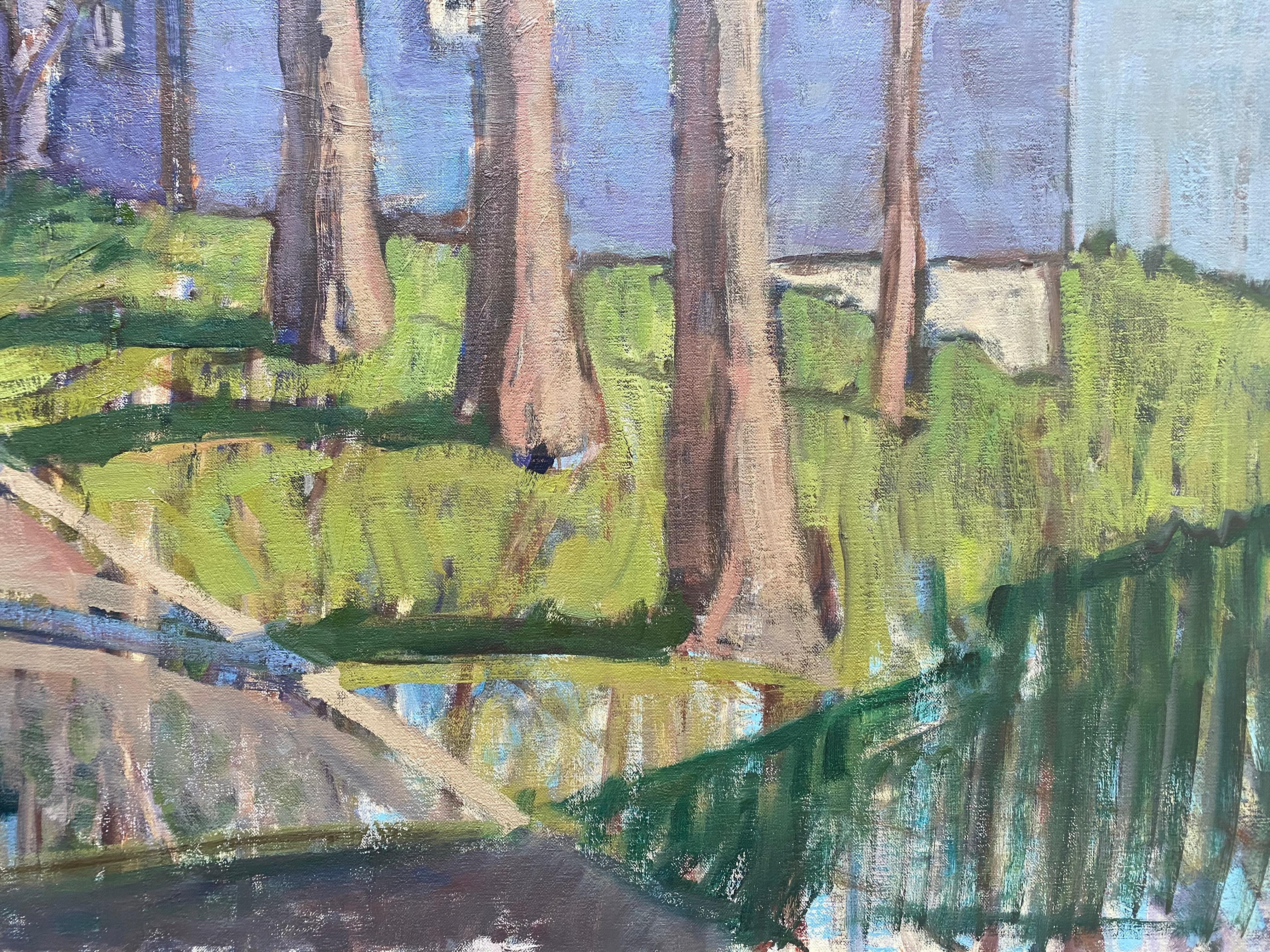 three trees painting