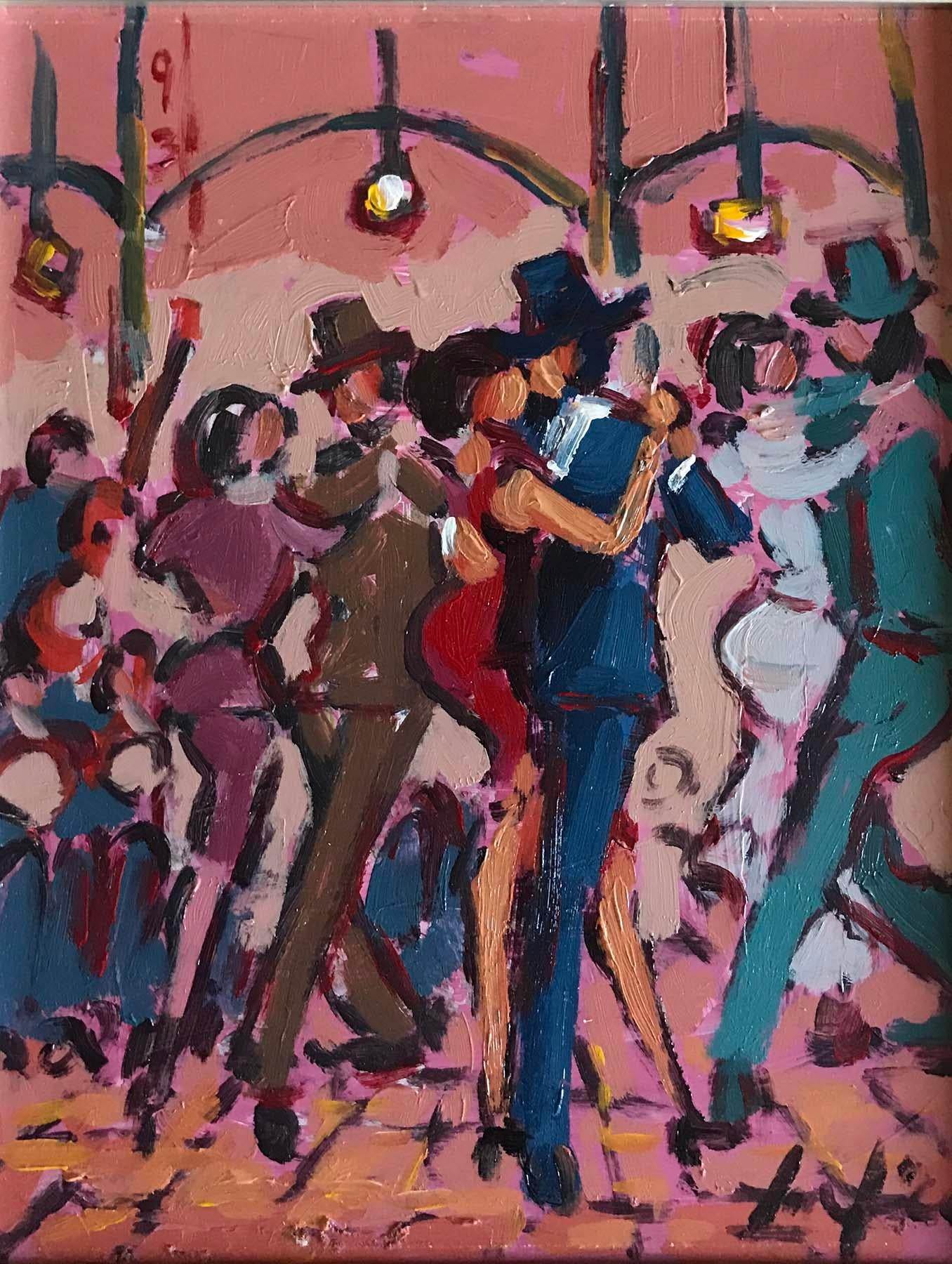 Ignacio Lorefice Figurative Painting - Tango Argentina