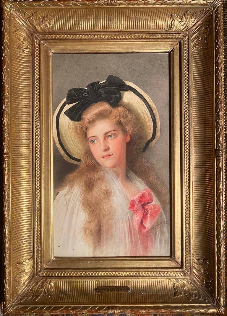 1880s Portrait Drawings and Watercolors - 30 For Sale at 1stDibs