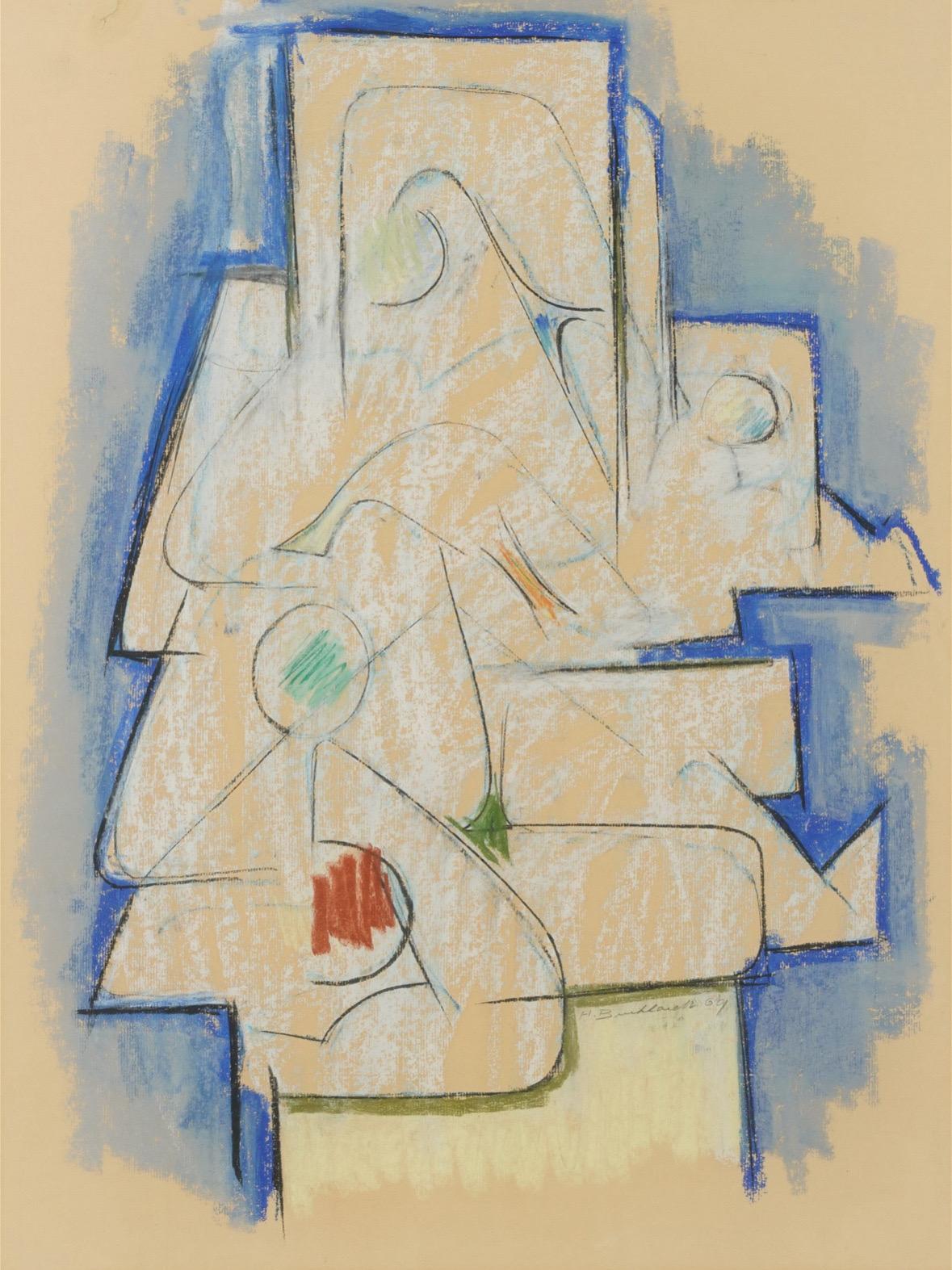 Das Studio (Kubismus), Art, von Hans Burkhardt 