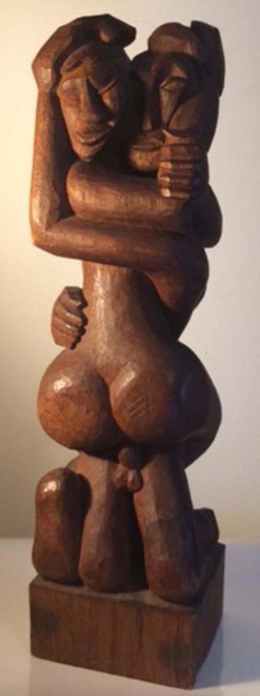   OSMAN "AJAX" JACKSON Nude Sculpture - Erotica