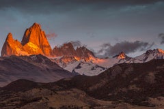 "" Sonnenaufgang, Patagonien", Farb Naturfotografie, Landschaft, Berge, Vista