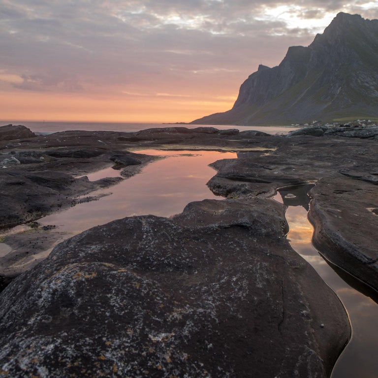 Allen Singer Landscape Photograph - "Lofoten Islands, Norway", Color Nature Photography, Seascape, Landscape