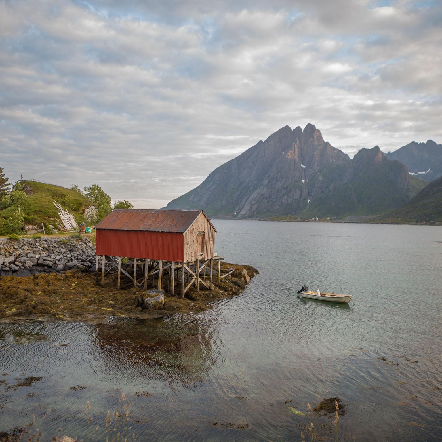 Allen Singer Landscape Photograph - "Lofoten Islands, Norway", Color Nature Photography, Seascape, Landscape