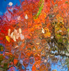 "Central Park Reflections", Color Nature Photography, Landscape, Impressionist