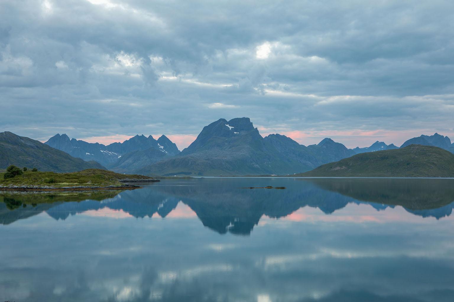 Allen Singer Landscape Photograph - "Lofoten Islands, Norway", Color Nature Photography, Seascape, Landscape