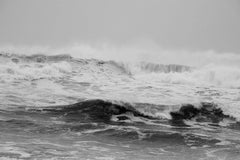 "Rough Surf, Montauk", Black & White Nature Photography, Seascape, Landscape