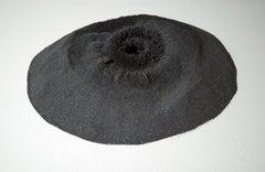 "Vortex" Abstract, Volcanic Sand Sculpture by John Ruppert