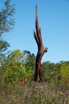 "Cherry Tree Strike" Abstract, Cast Iron Metal Sculpture by John Ruppert