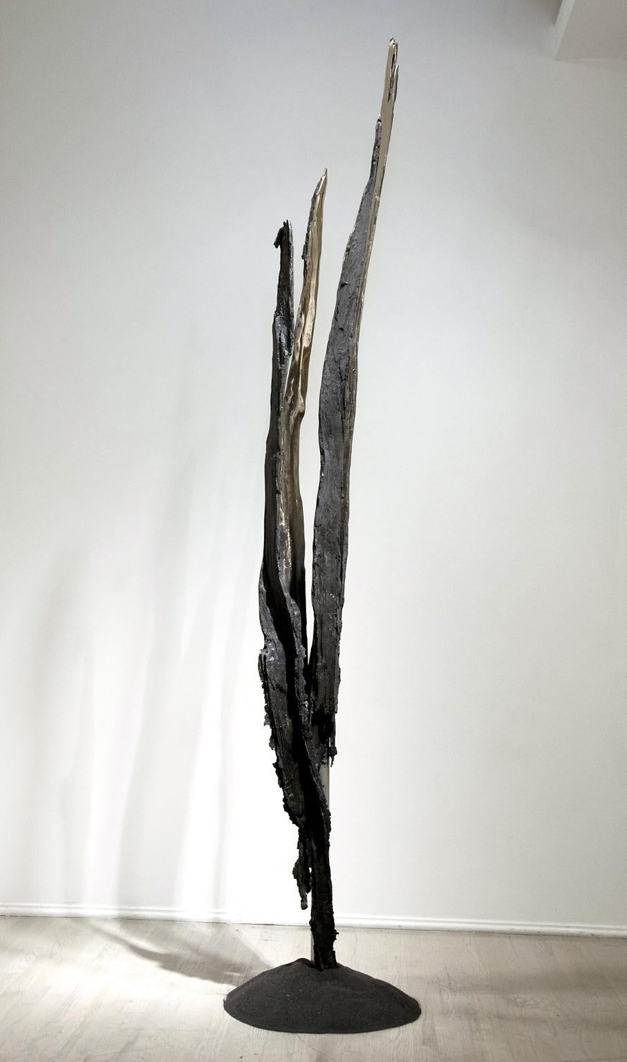 Sculpture abstraite en métal moulé «lash » de John Ruppert en vente 1
