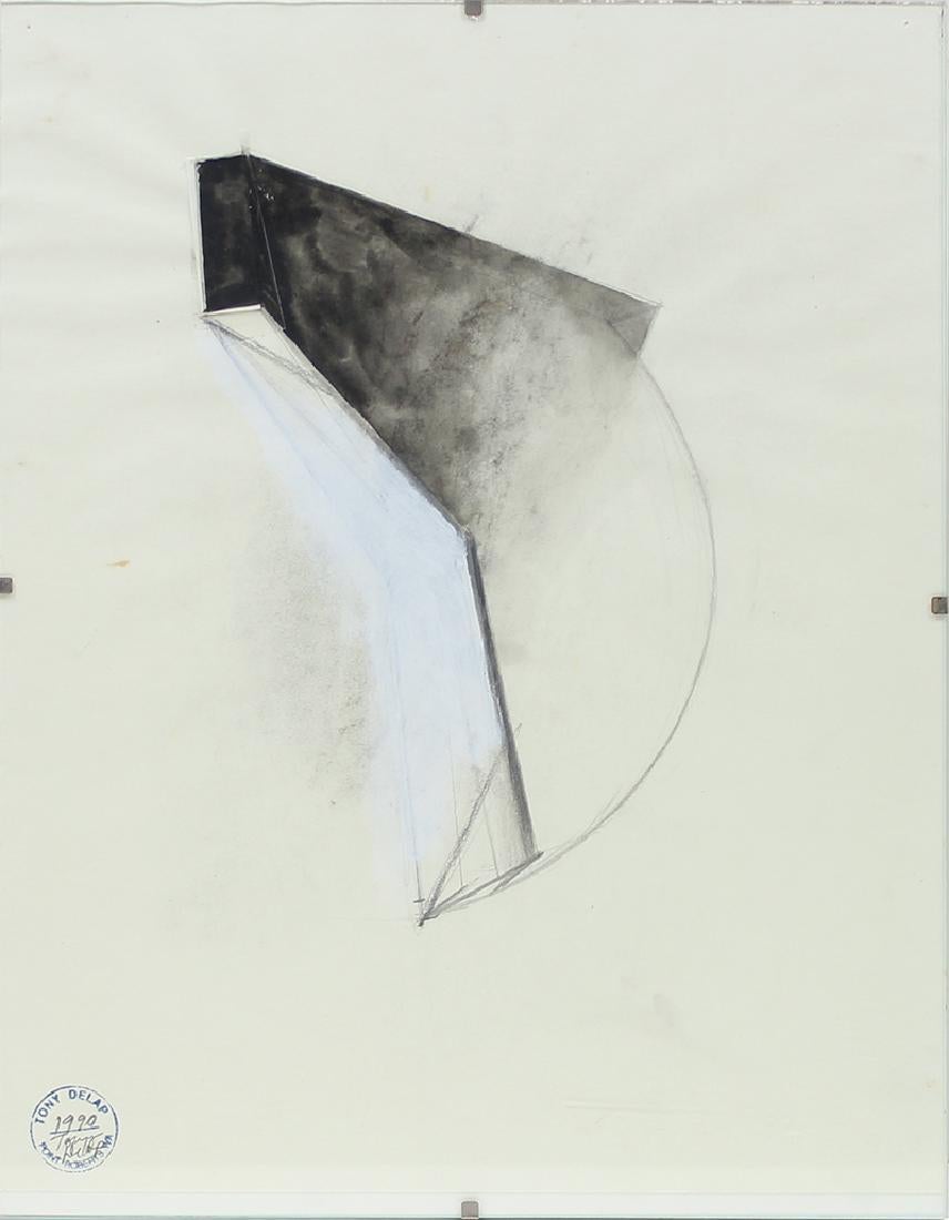 Tony Delap Abstract Drawing – Point Roberts