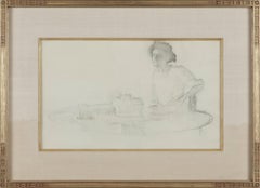 Antique [Woman at a Table]