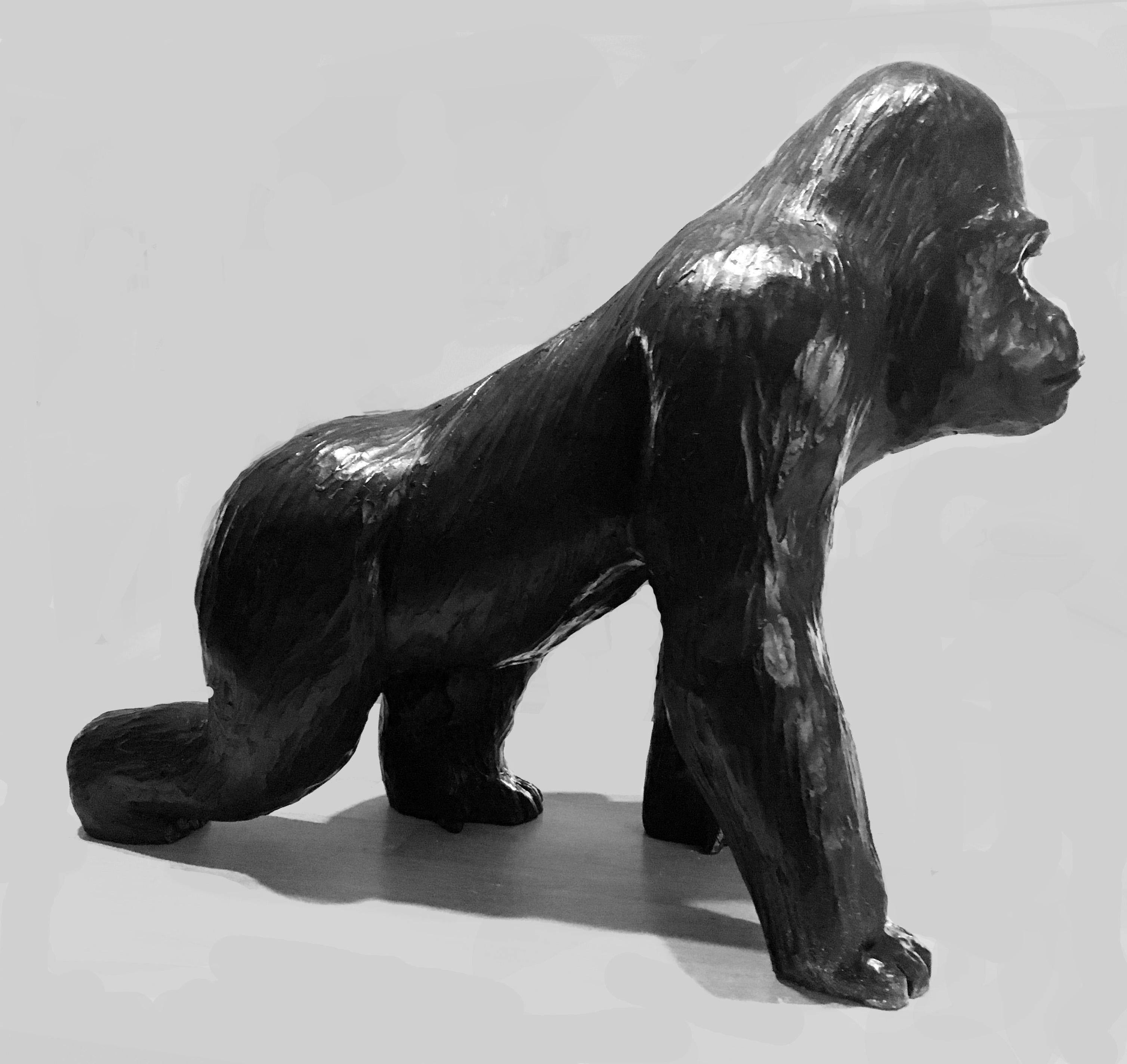 Jorge Borras Figurative Sculpture - Gorille 