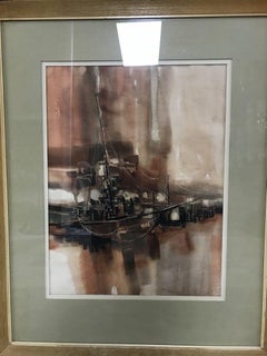 Framed Painting signed L. Mendoza