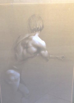 Pastello originale  Uomo nudo