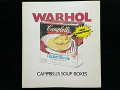 Vintage Warhol Campbell's Soup Boxes 1986, Martin Lawrence Limited Editions Catalog