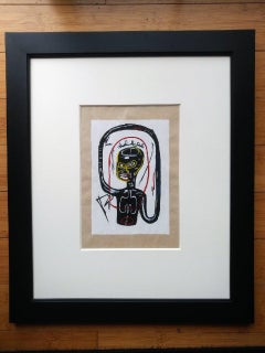 Nachlass von Jean-Michel Basquiat – Ohne Titel – Mixed Media