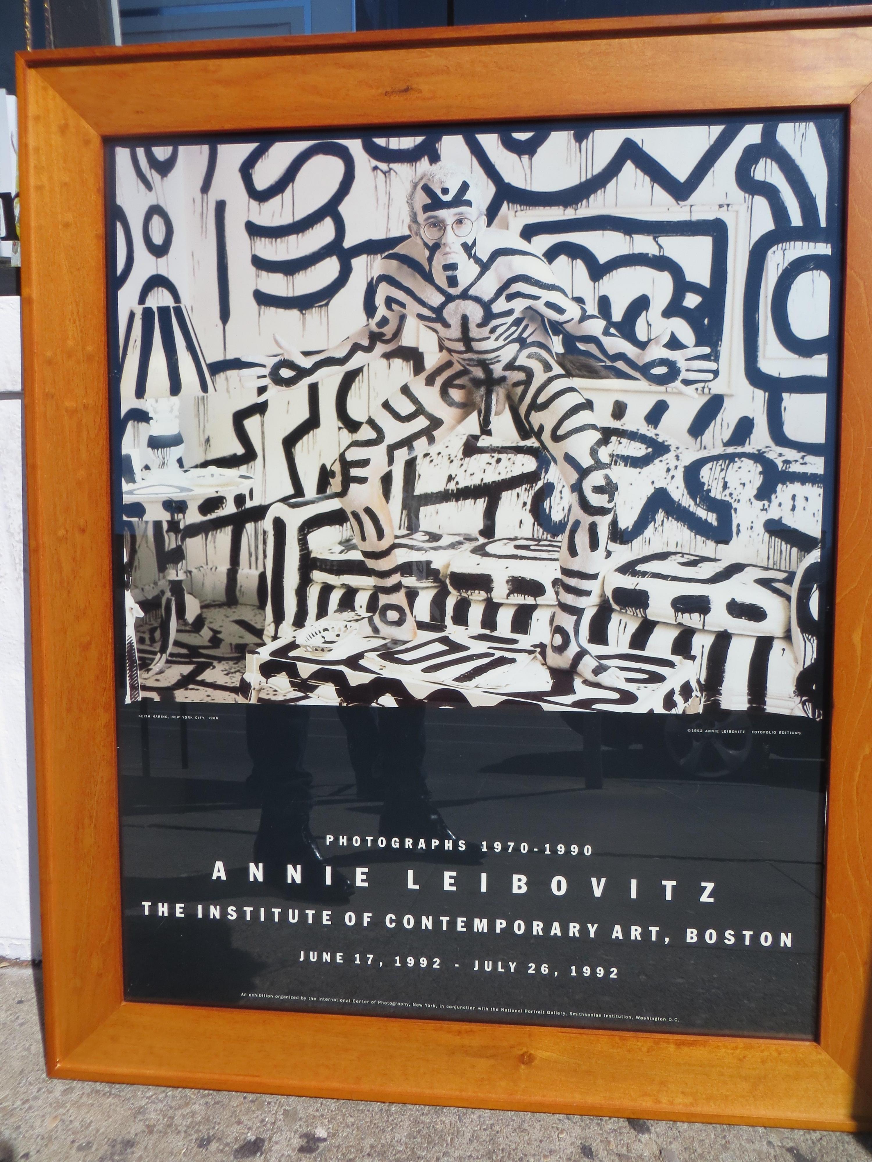 Keith Harring a New York nel 1986,  Annie Leibovitz Mostra ICA Stampa 1992 2