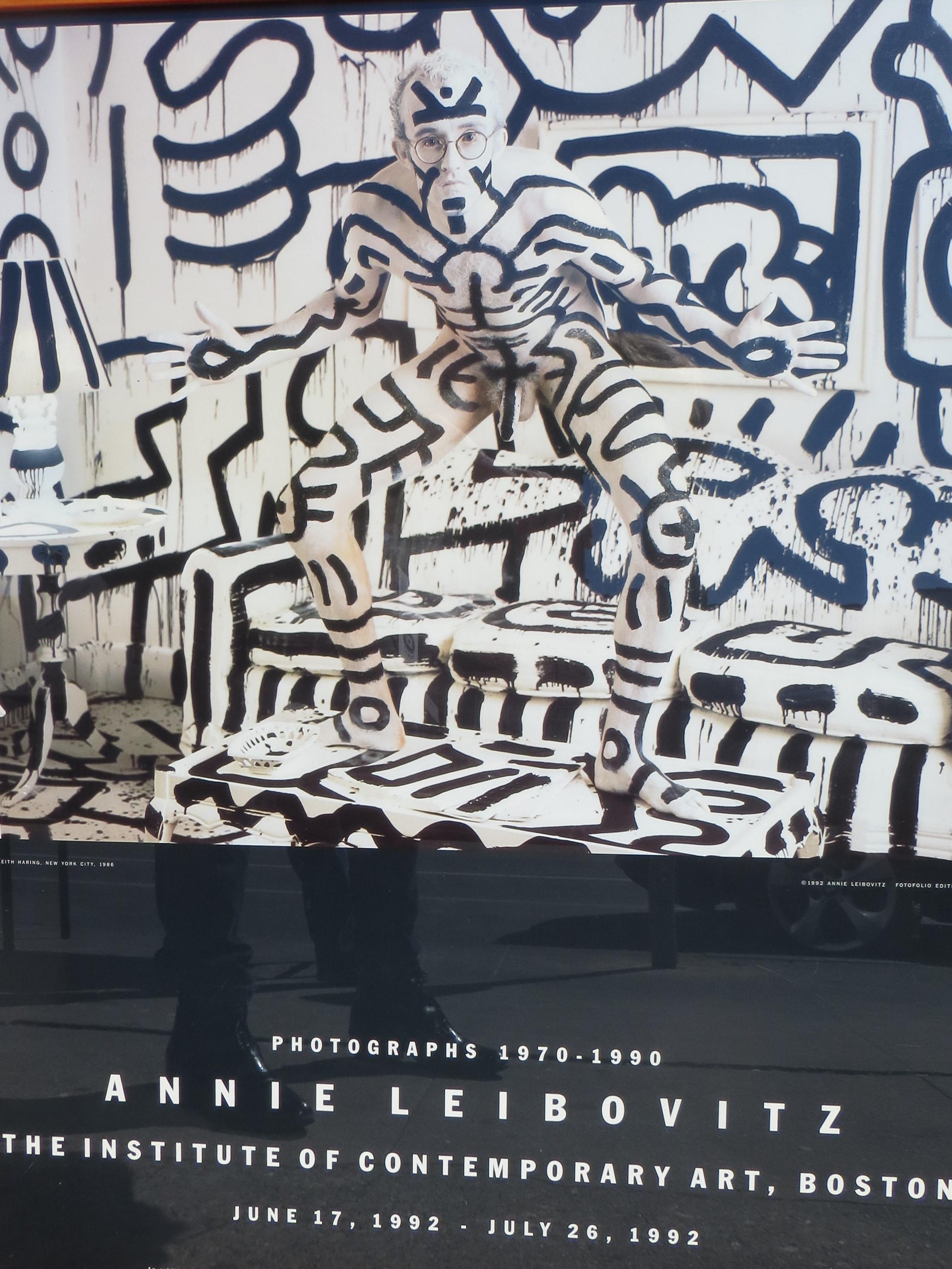 Keith Harring a New York nel 1986,  Annie Leibovitz Mostra ICA Stampa 1992 7