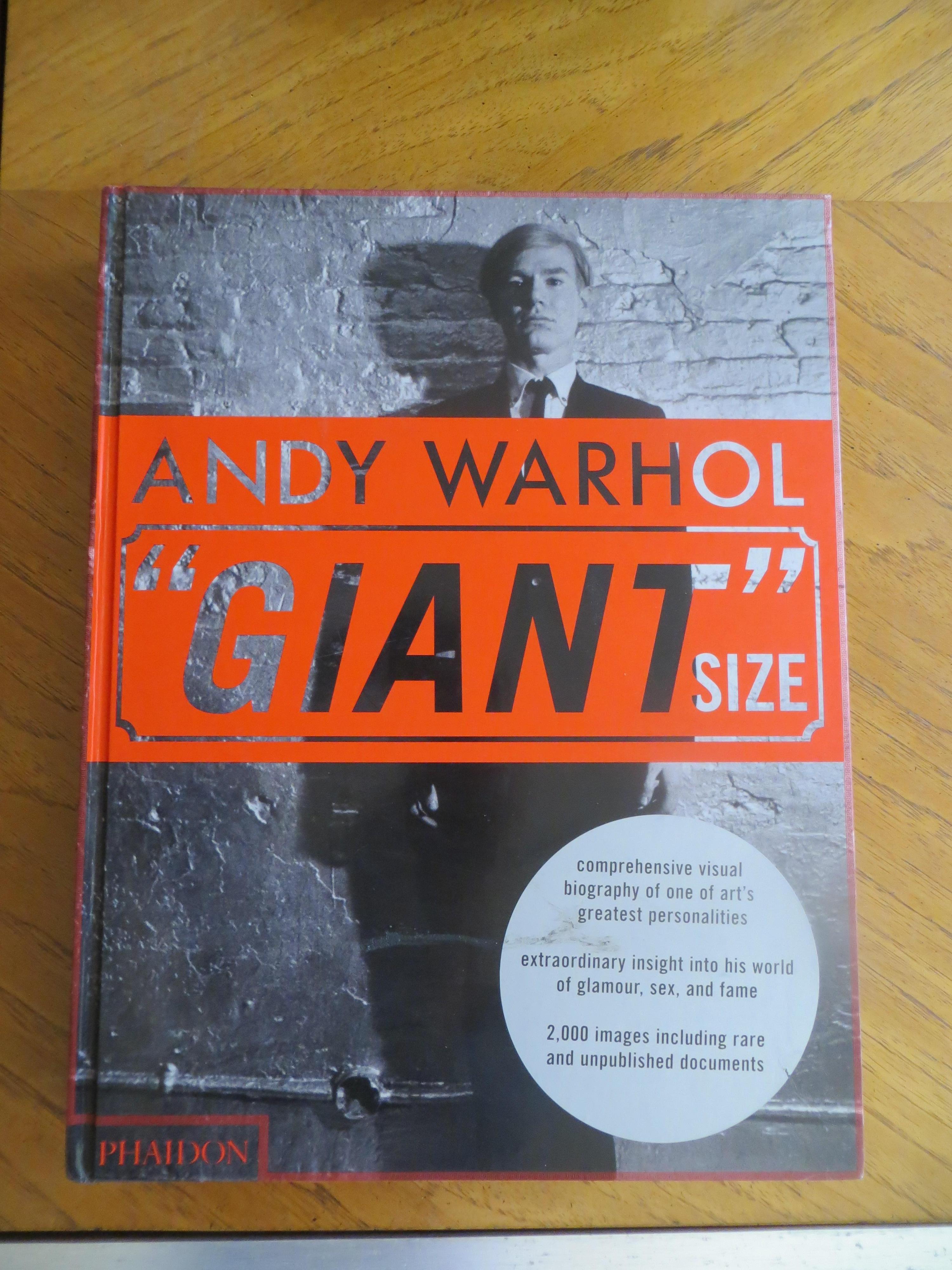 Andy Warhol: "Giant" Size Large Format Dave Hickey Steven Bluttal Editors - Art by (after) Andy Warhol