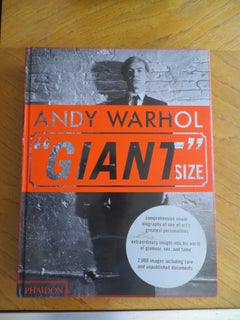 Vintage Andy Warhol: "Giant" Size Large Format Dave Hickey Steven Bluttal Editors