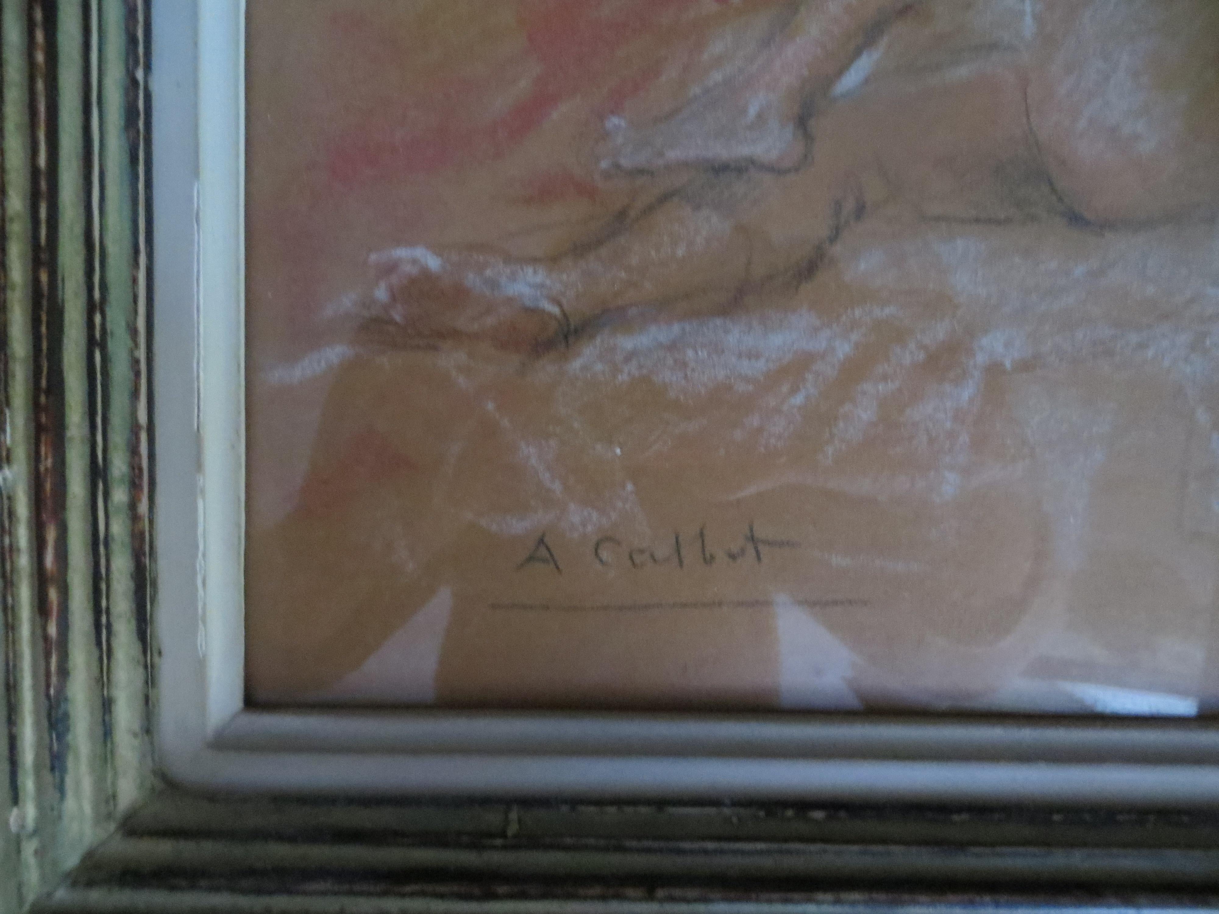 Aquarelle originale d'Antoine Calbet en vente 2