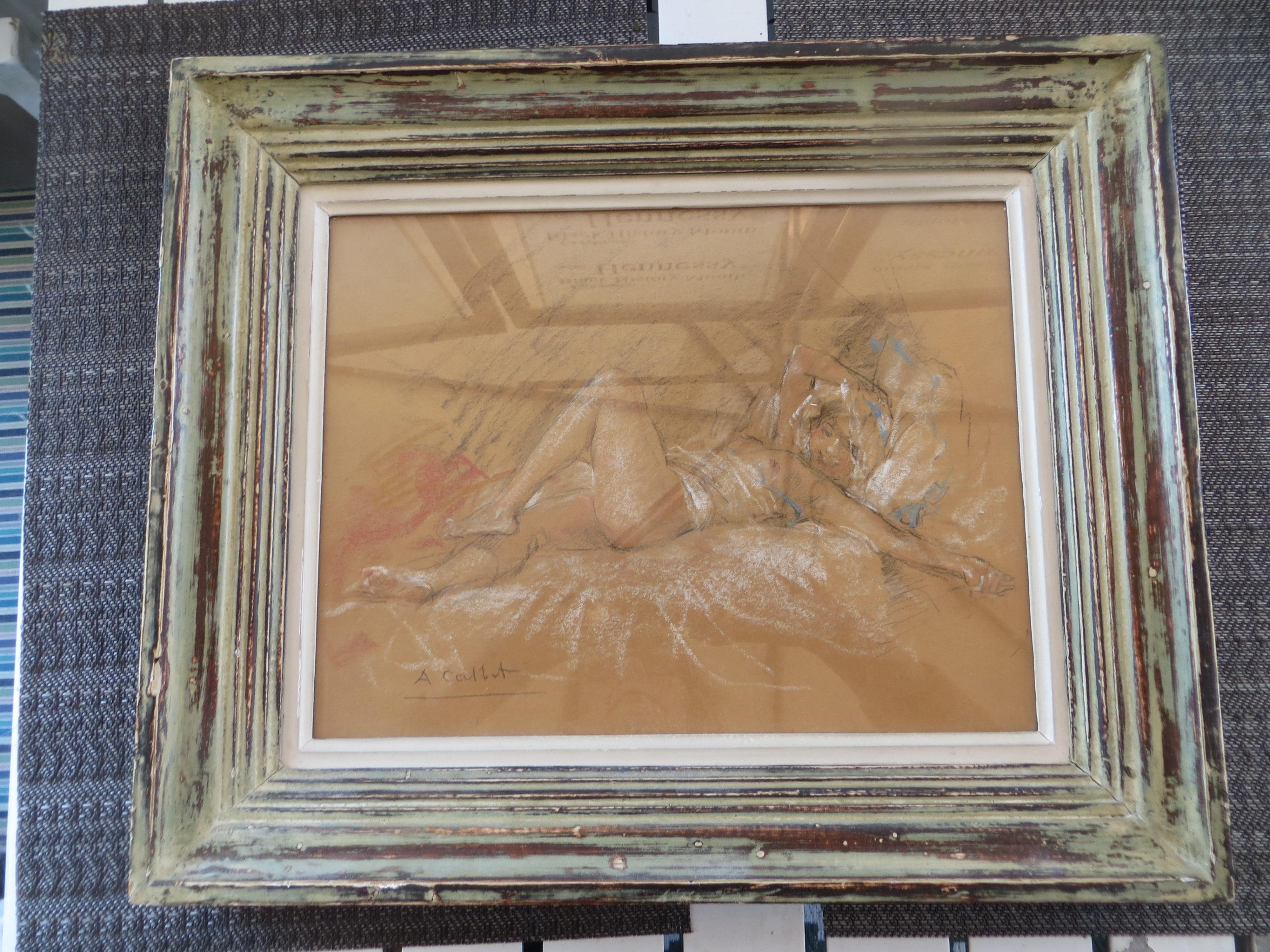 Aquarelle originale d'Antoine Calbet en vente 3