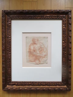 French Old Master Disegno di Ercole in lingua francese