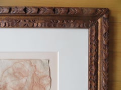 Old Master French Sanguine Drawing of Hercules