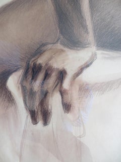 Male Nude Original drawing by Duval Eliot