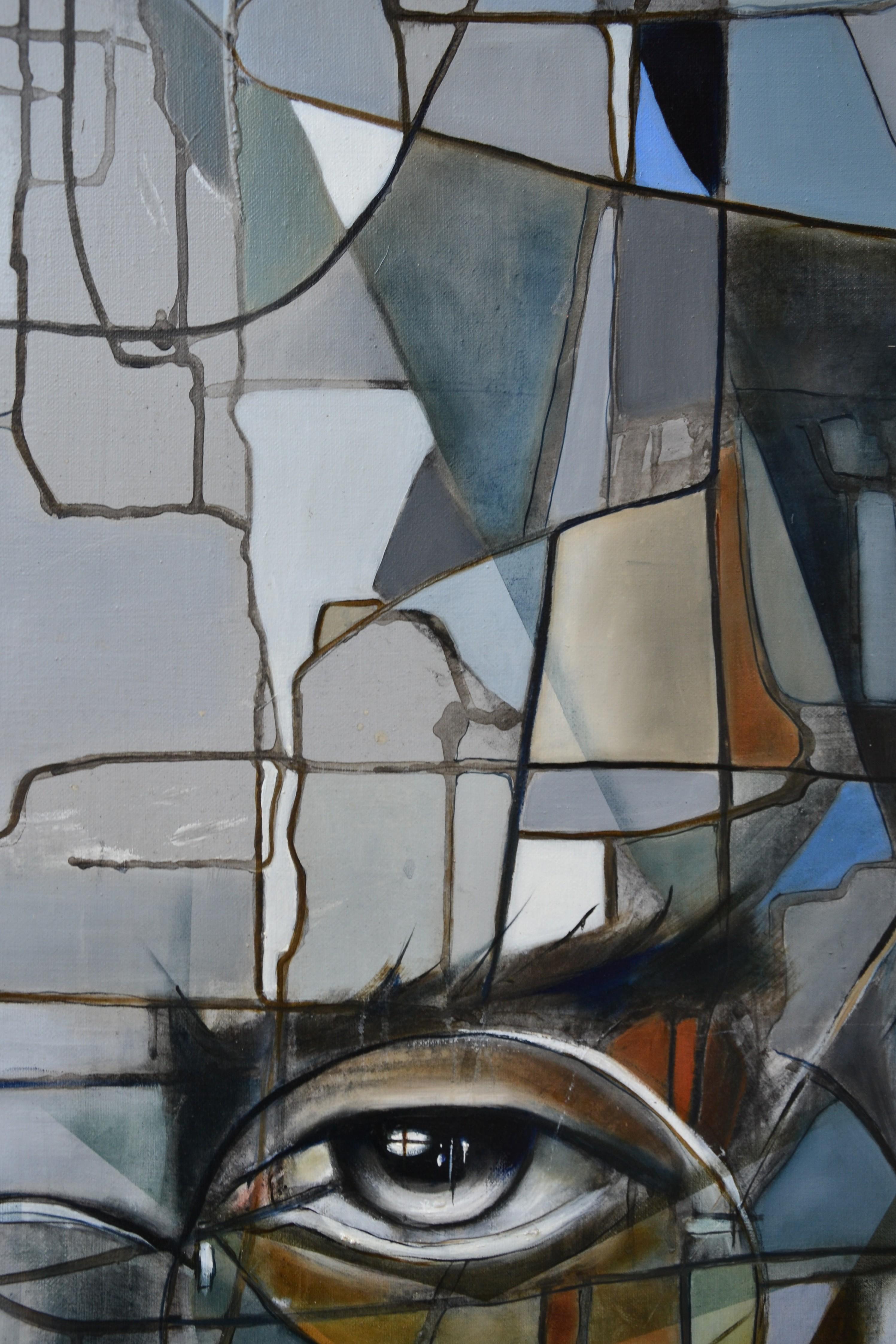 Steve II - Painting by Fréderique Assaël