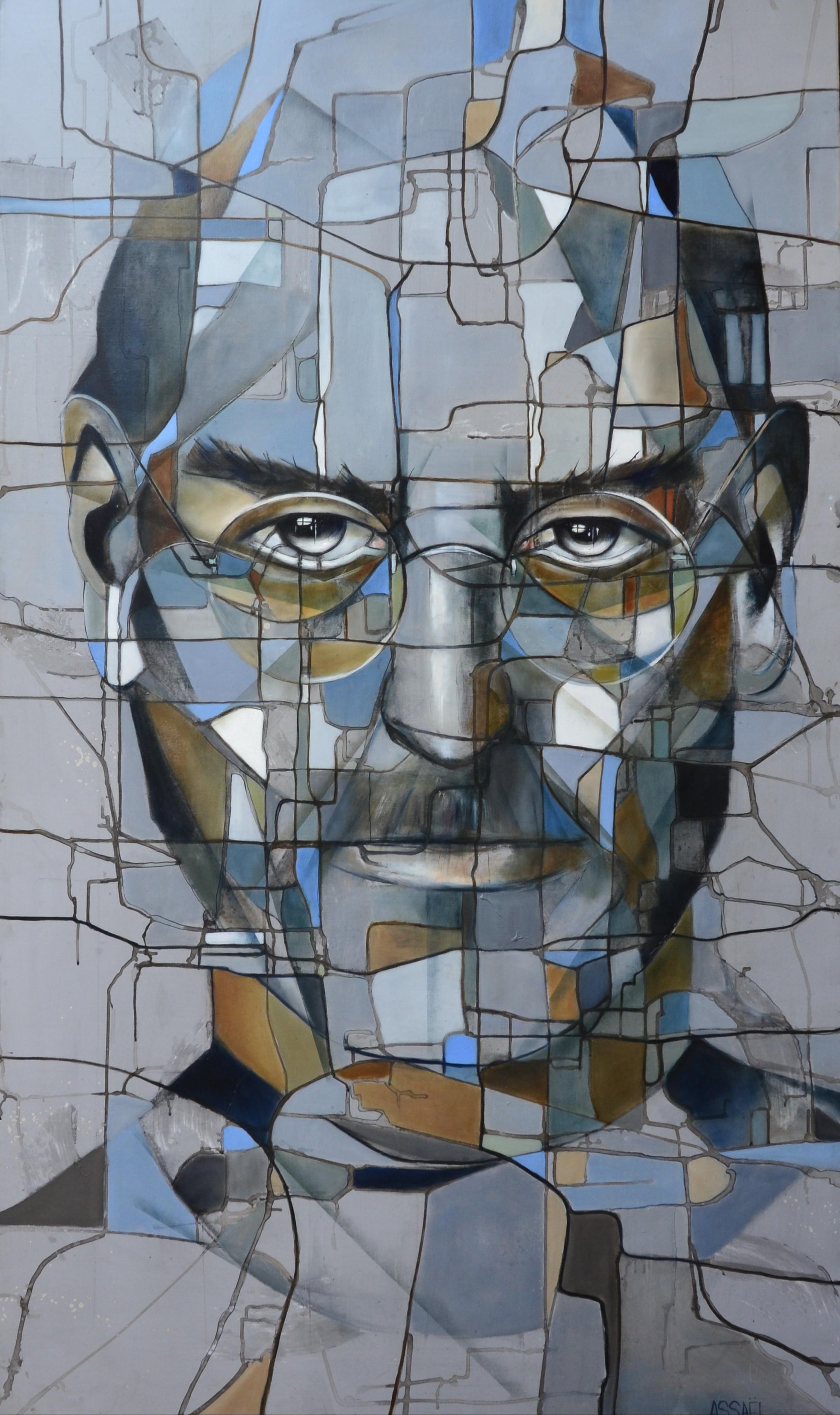 Fréderique Assaël Portrait Painting - Steve II